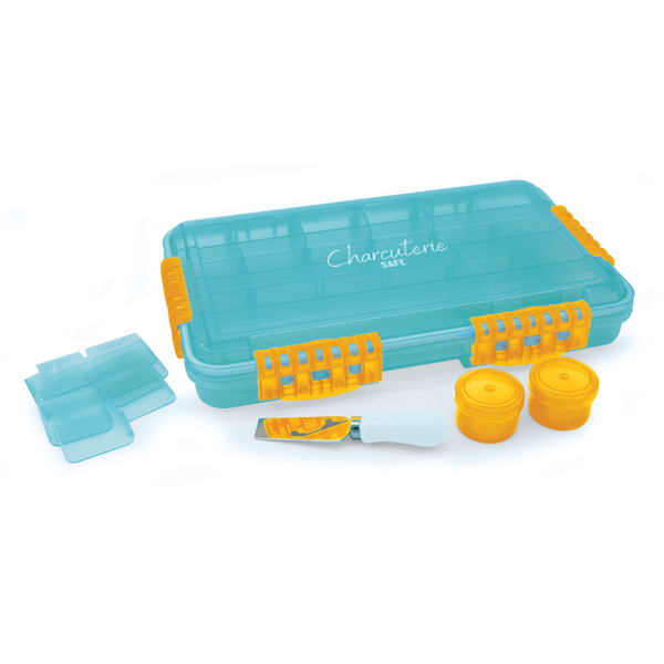 food safe tackle box Charcuterie Safe: Snack Set For On The Go! (MORE COLOR OPTIONS) – SubSafe