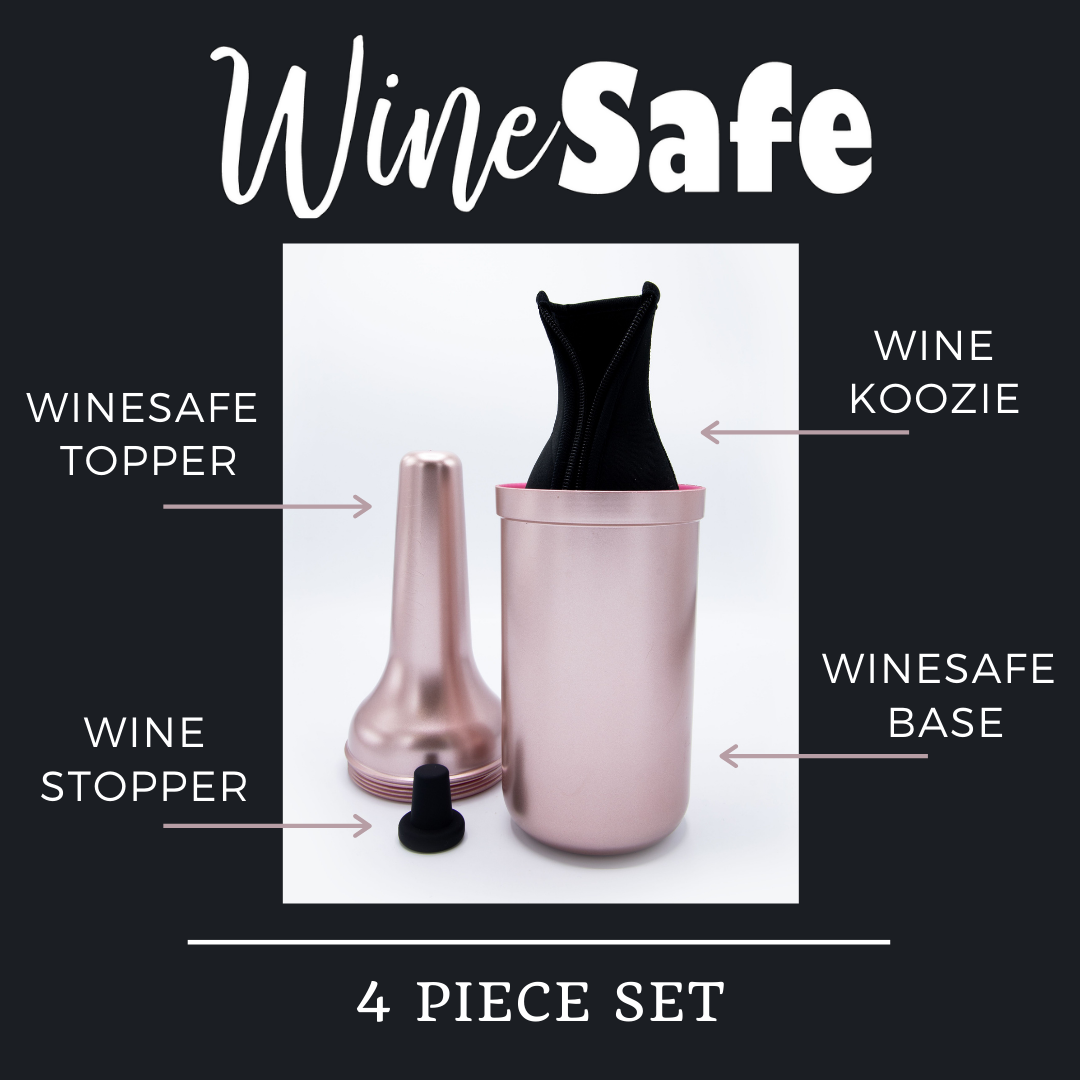 WineSafe: 4 Piece Wine Set (more color options) – SubSafe